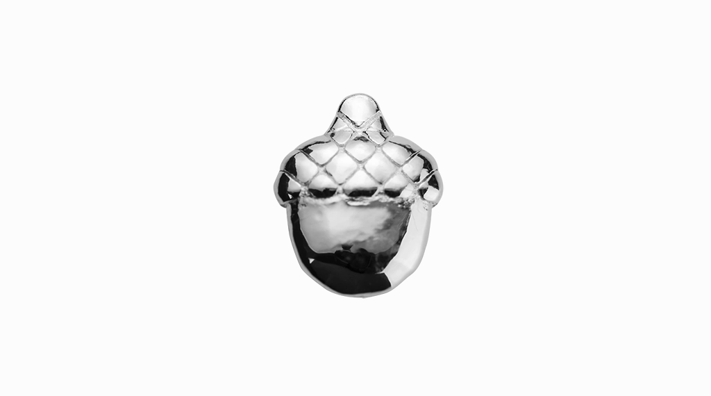 STOW Acorn (Resilient) Charm - Sterling Silver