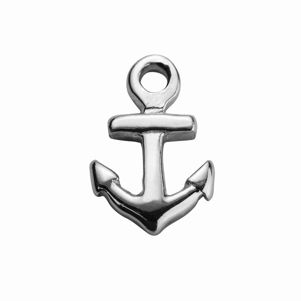 STOW Anchor (Strength) Charm - Sterling Silver