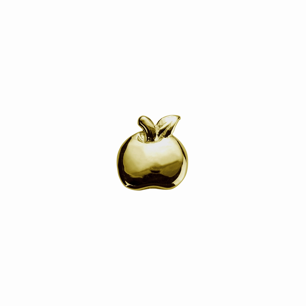 STOW Apple (Of My Eye) Charm - 9ct Yellow Gold