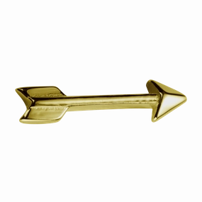 STOW Arrow (Bravery) Charm - 9ct Yellow Gold