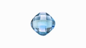 STOW Birthstone Charm - December - Swiss Blue Topaz