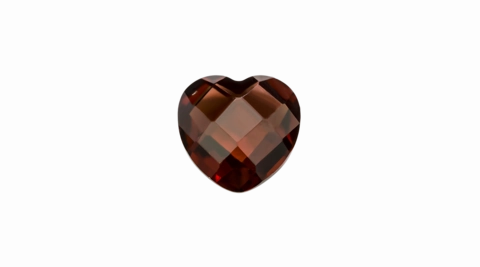 STOW Birthstone Charm - January - Garnet Heart
