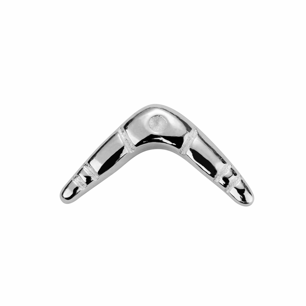 STOW Boomerang (Perserverance) Charm - Sterling Silver