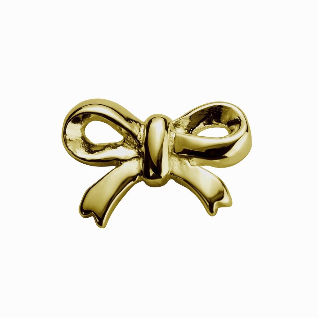 STOW Bow (Gifted) Charm - 9ct Yellow Gold