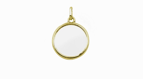 STOW Gold Locket - Medium, 20mm