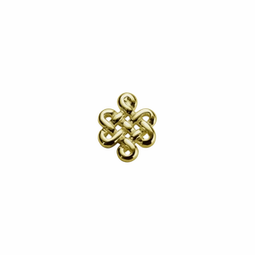STOW Infinity Knot (Wisdom) Charm - 9ct Yellow Gold