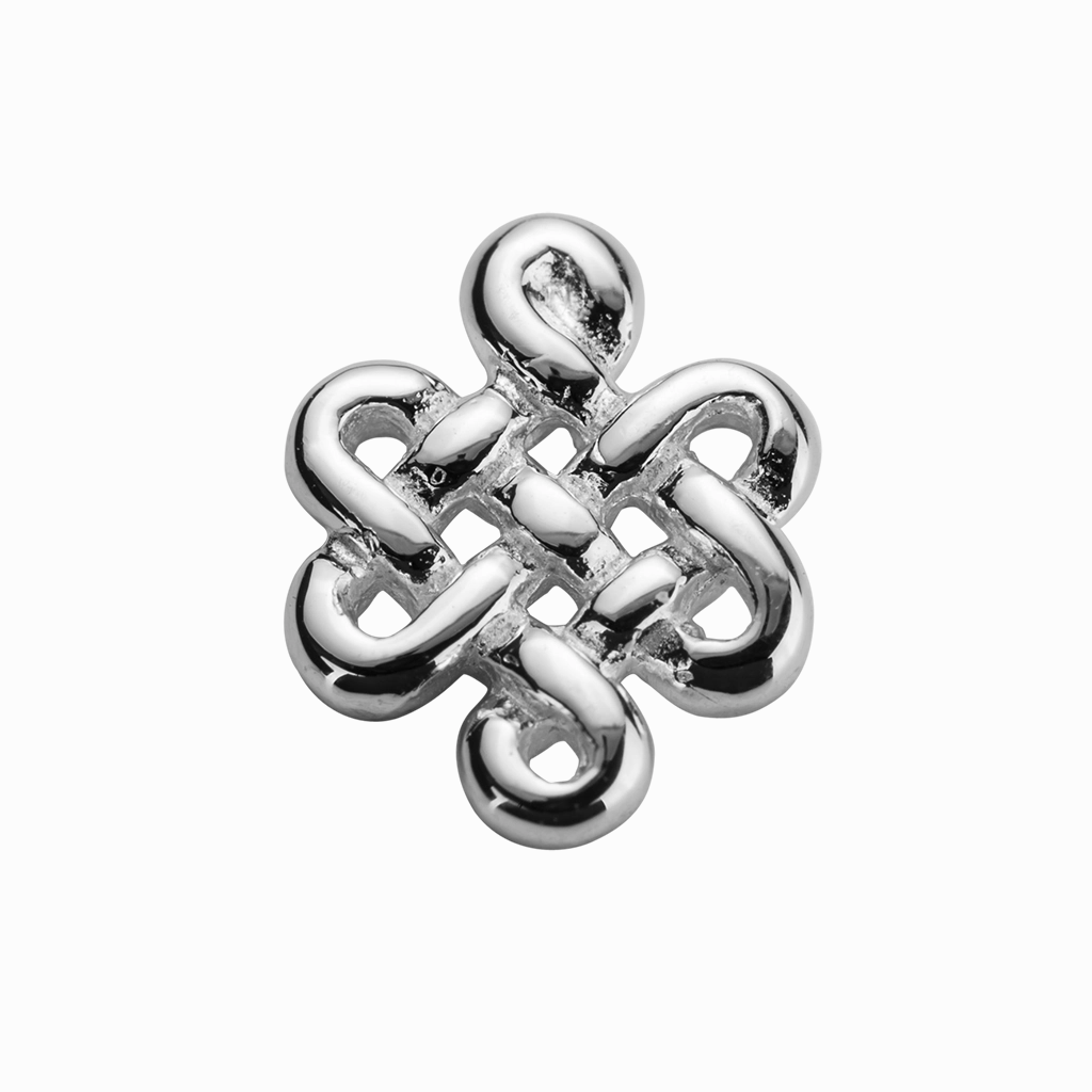 STOW Infinity Knot (Wisdom) Charm - Sterling Silver