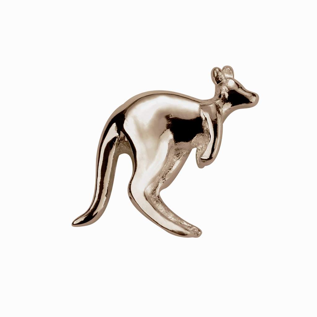 STOW Kangaroo (Pride) Charm - 9ct Rose Gold
