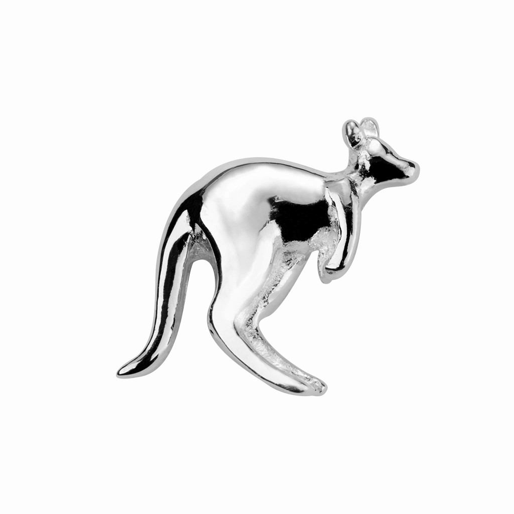 STOW Kangaroo (Pride) Charm - Sterling Silver