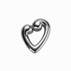 STOW Koru Heart (Compassion & Love) Charm - Sterling Silver
