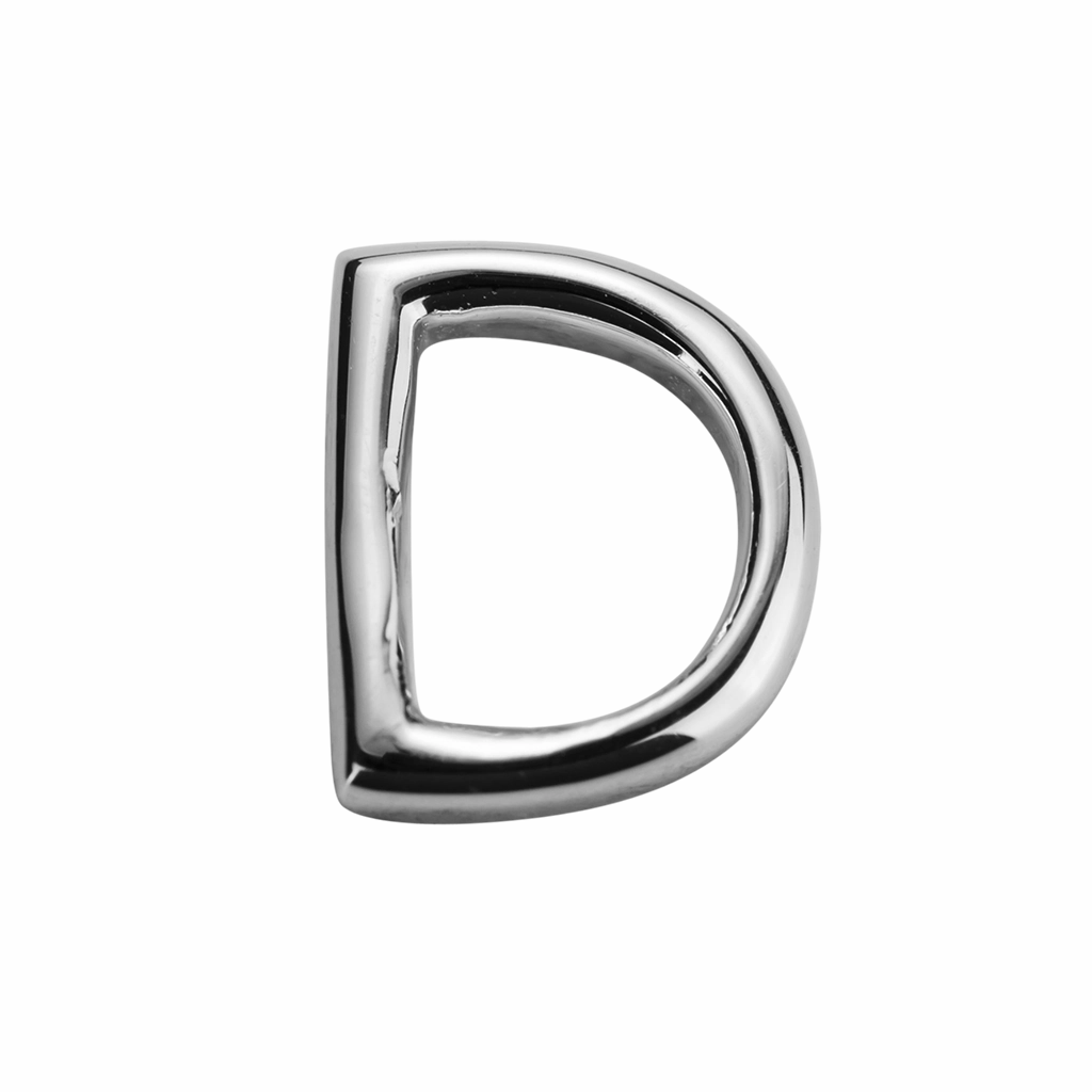 STOW Letter D Charm - Sterling Silver