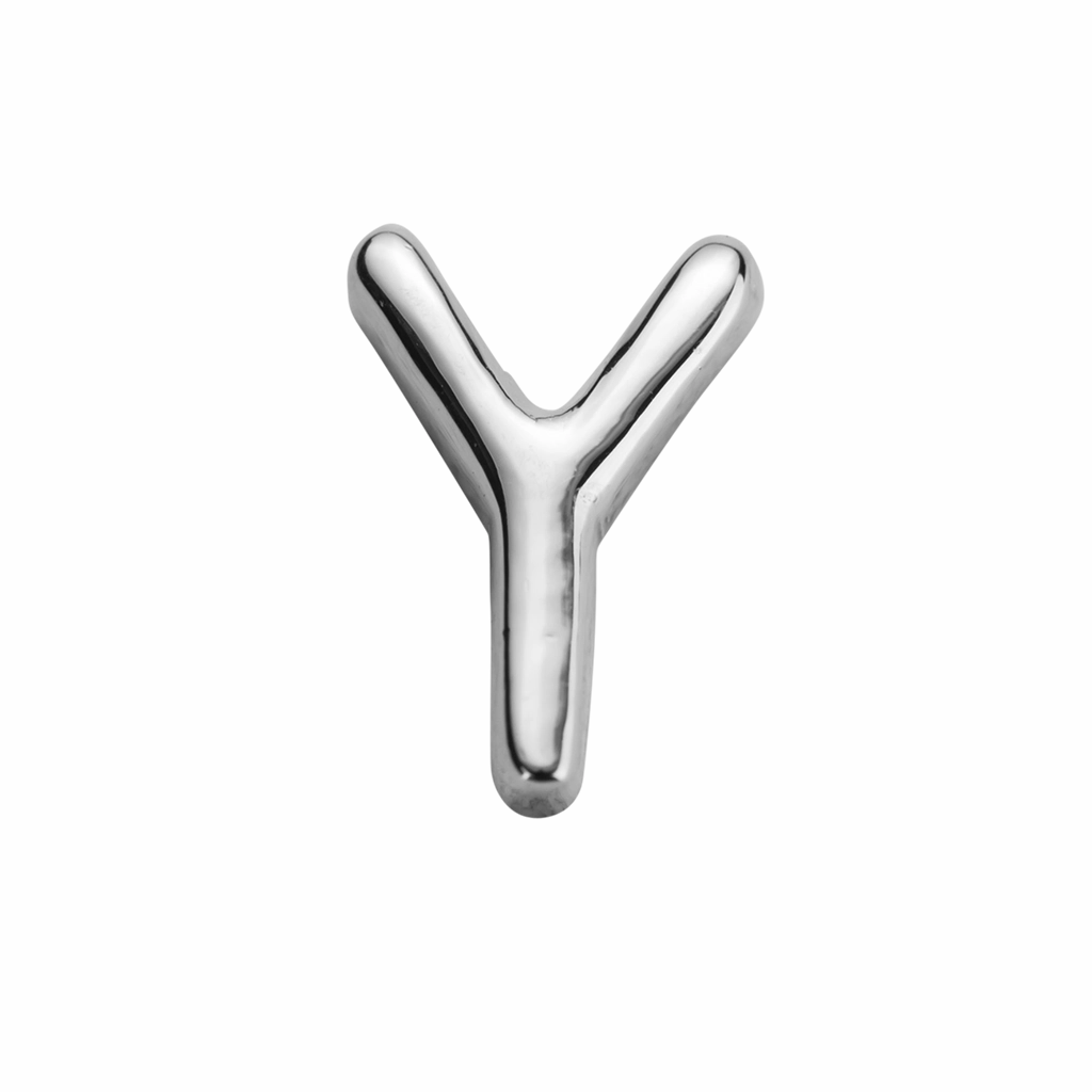 STOW Letter Y Charm - Sterling Silver