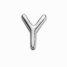 STOW Letter Y Charm - Sterling Silver