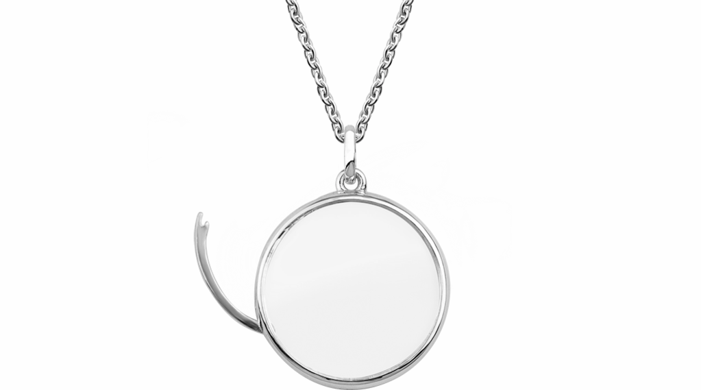STOW Locket - Silver, Large (26mm)