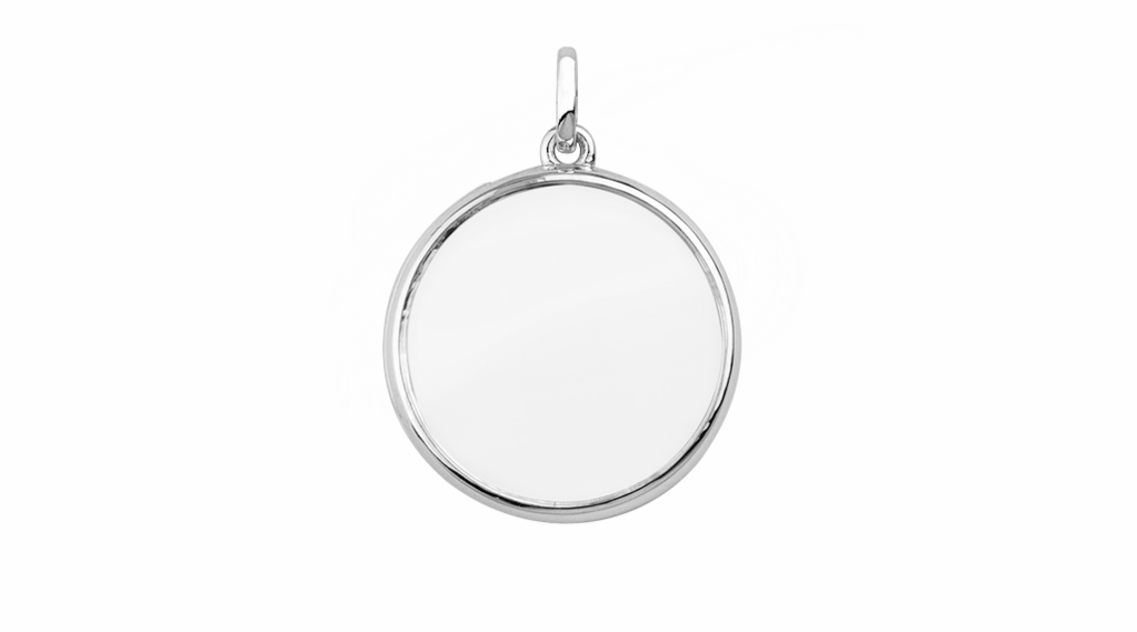 STOW Locket - Silver, Large (26mm)