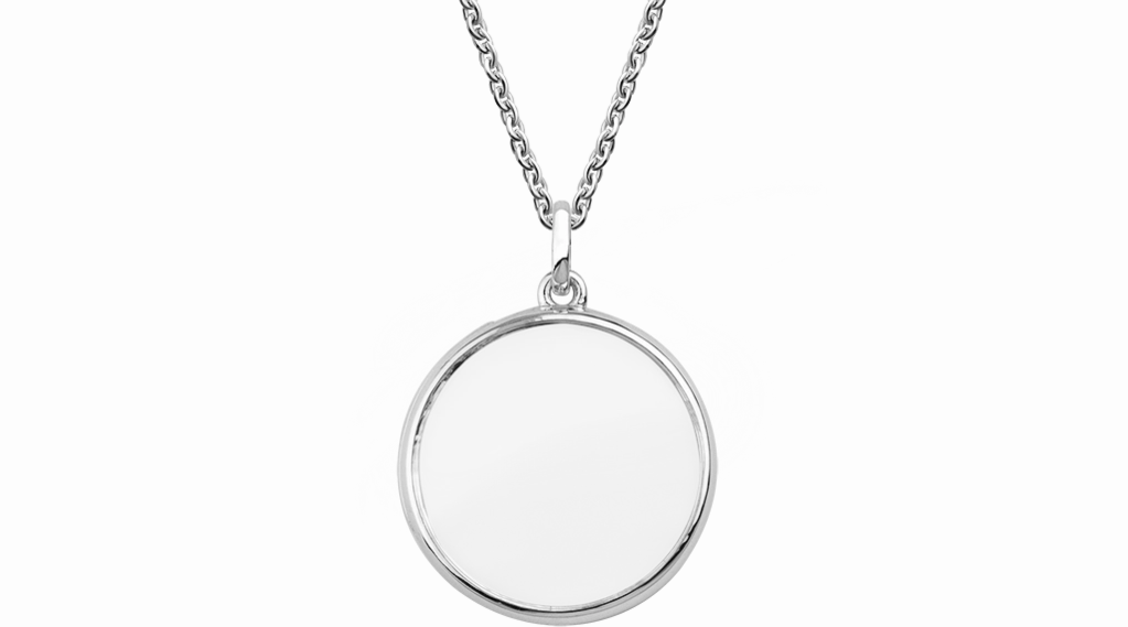 STOW Locket - Silver, Large (26mm)