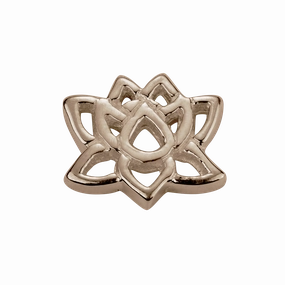 STOW Lotus (Enlightenment) Charm - 9ct Rose Gold