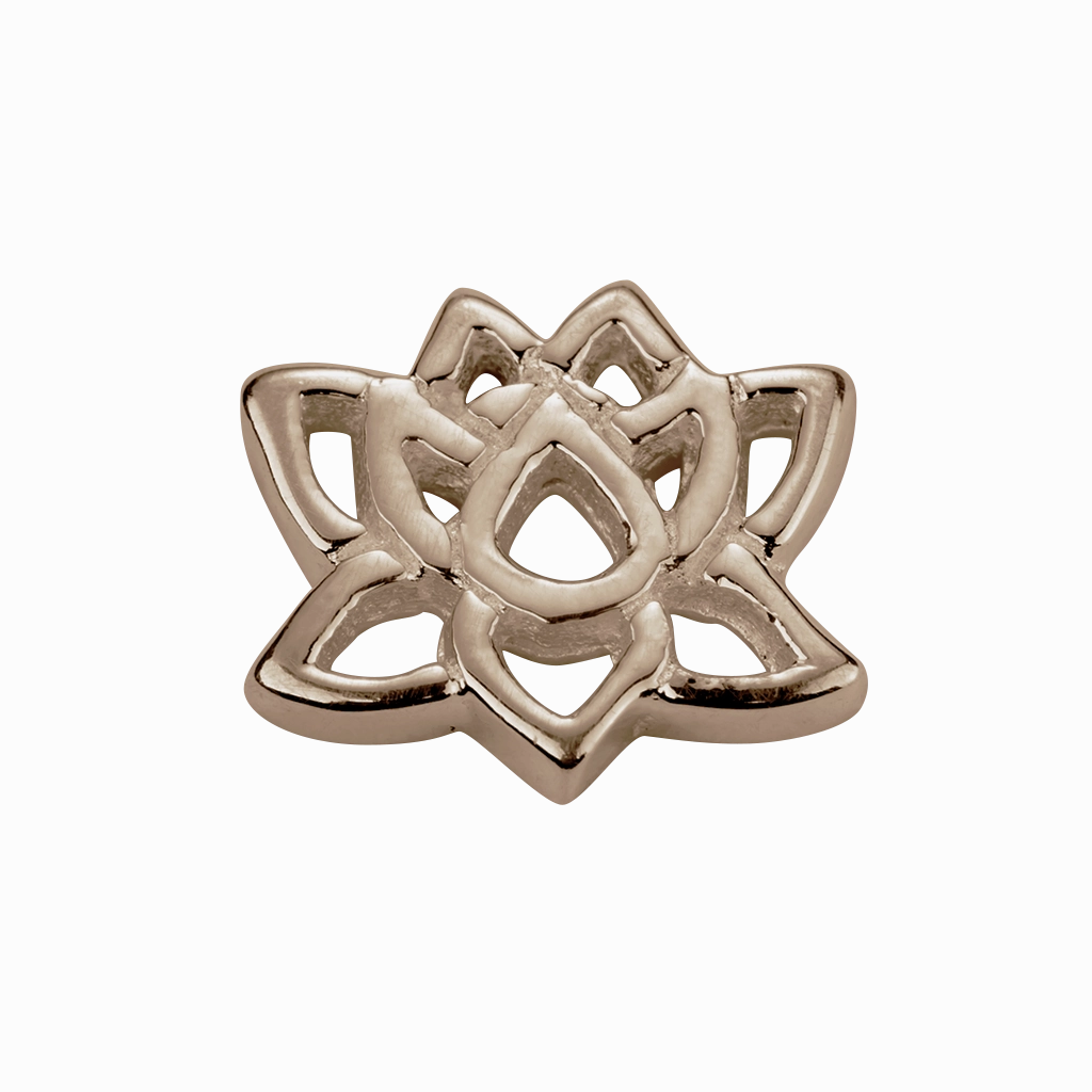 STOW Lotus (Enlightenment) Charm - 9ct Rose Gold