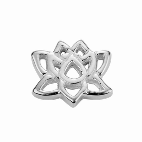 STOW Lotus (Enlightenment) Charm - Sterling Silver