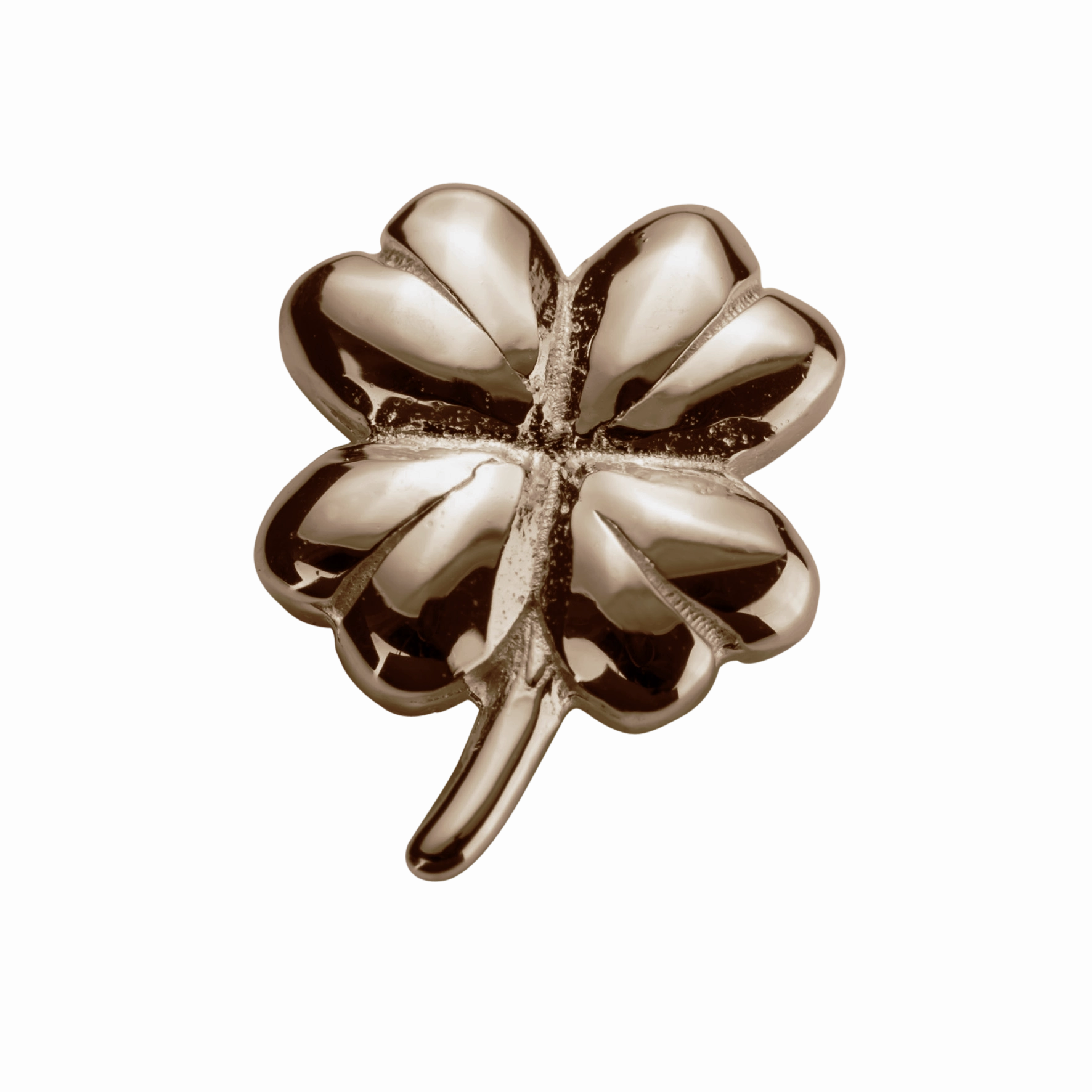 STOW Lucky Clover (Good Fortune) Charm - 9ct Rose Gold