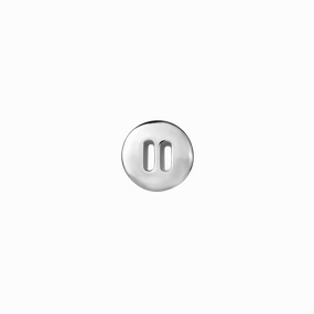 STOW Pause (Rest) Charm - Sterling Silver