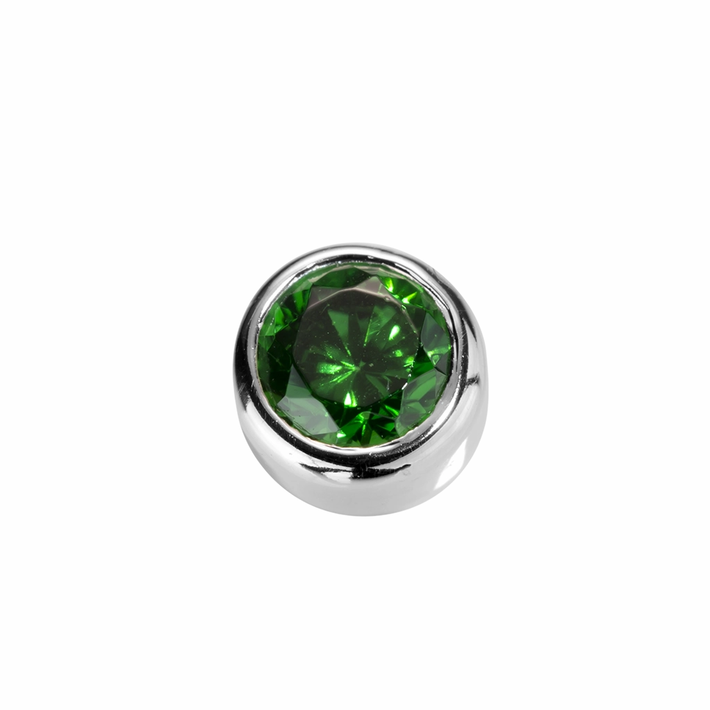 STOW Virtue Charm - Balance - Emerald CZ & Sterling Silver