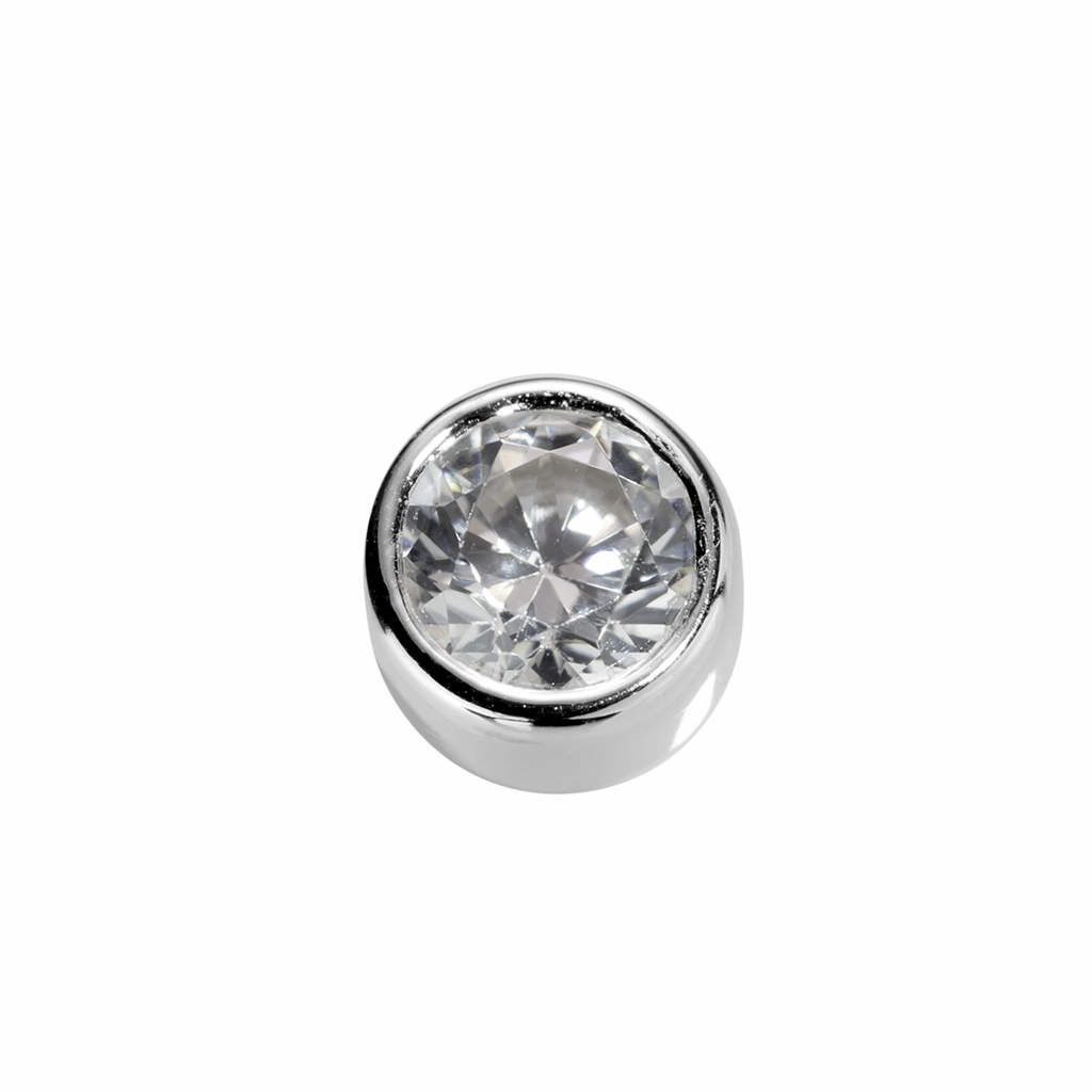 STOW Virtue Charm - Love - White Diamond CZ & Sterling Silver