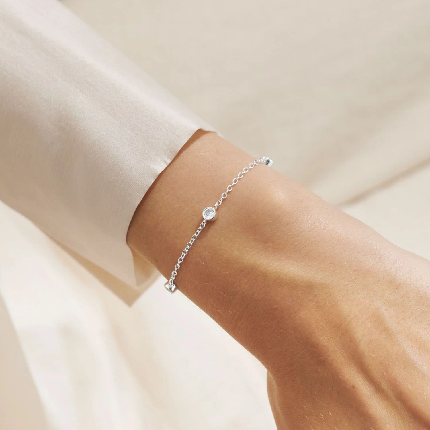 Style Stories Cubic Zirconia Silver Plated Bracelet 7723