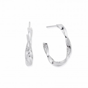 Sun Twisted Hoop Earrings SEH3206