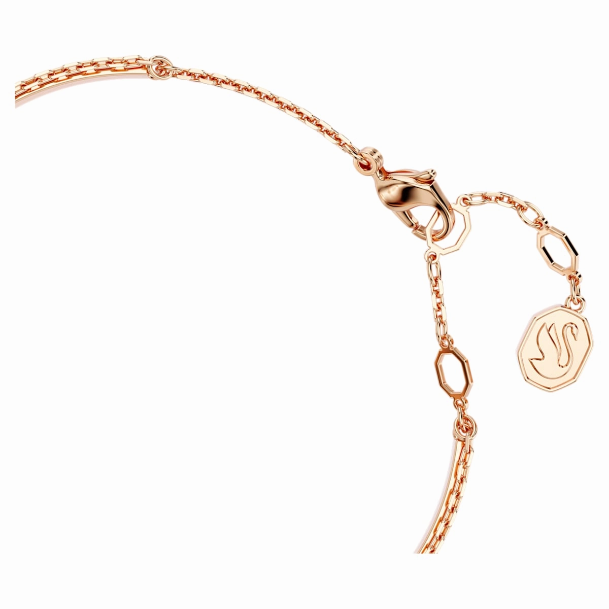 Swarovski Black Swan Rosegold Bangle
