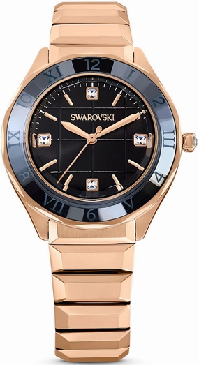 Swarovski Dectera Black Bracelet Watch
