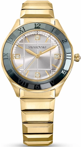 Swarovski Dectera Gold Bracelet Watch