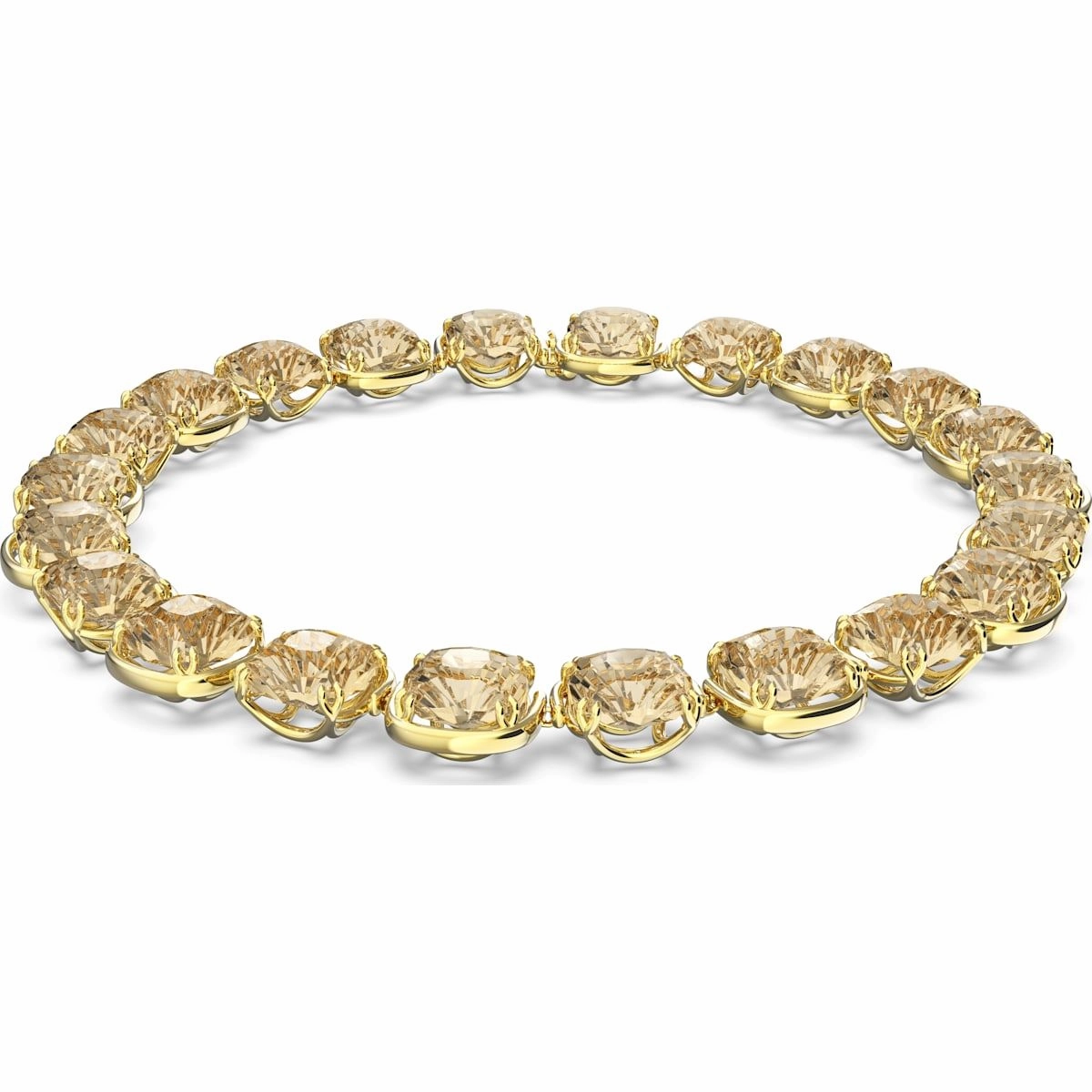 Swarovski Harmonia Yellow Gold Tone Plated Gold Tone Crystal Choker