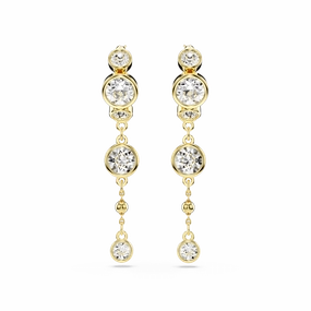 Swarovski Imber Gold-Tone Plated Crystal Drop Earrings