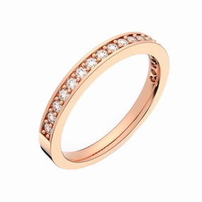 Swarovski Rare Rose Gold Tone Plated Ring - Size 60