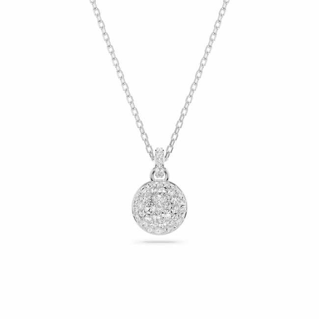 Swarovski Sublima Rhodium Plated Crystal Necklace