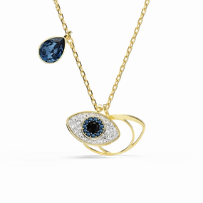 Swarovski Symbolica Gold-Tone Evil Eye Necklace