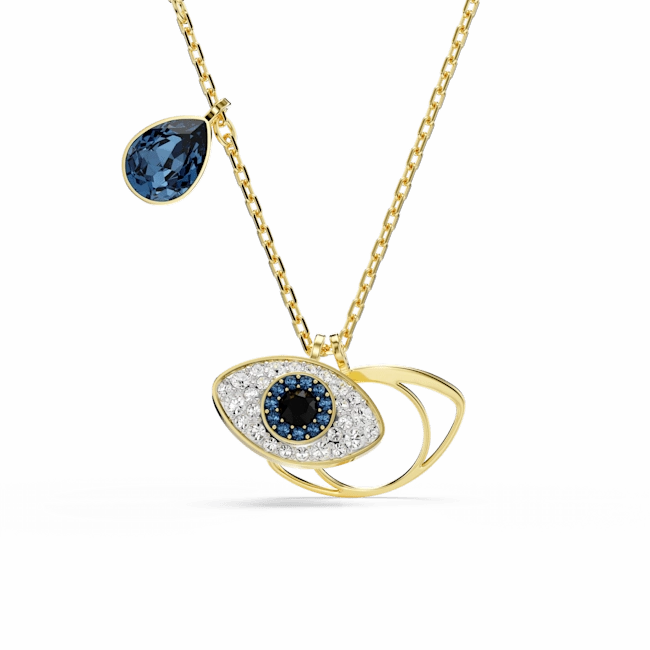 Swarovski Symbolica Gold-Tone Evil Eye Necklace