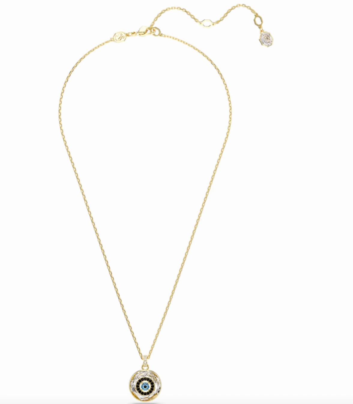 Symbolica Evil Eye Small Multicoloured Gold Tone Pendant