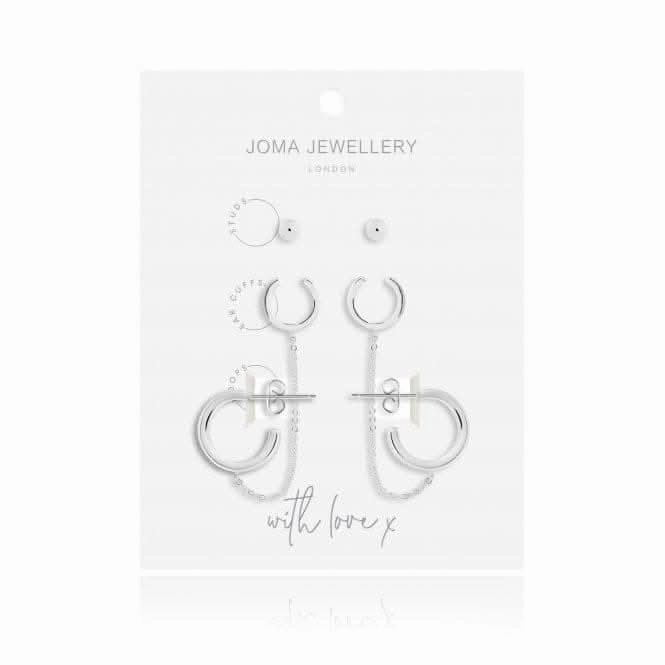 Tahlia Trio Chain Cuff Pack Earrings 4829