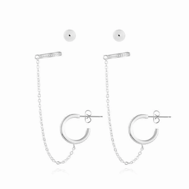 Tahlia Trio Chain Cuff Pack Earrings 4829