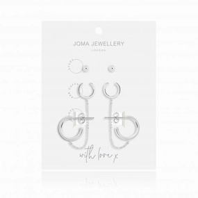 Tahlia Trio Chain Cuff Pack Earrings 4829