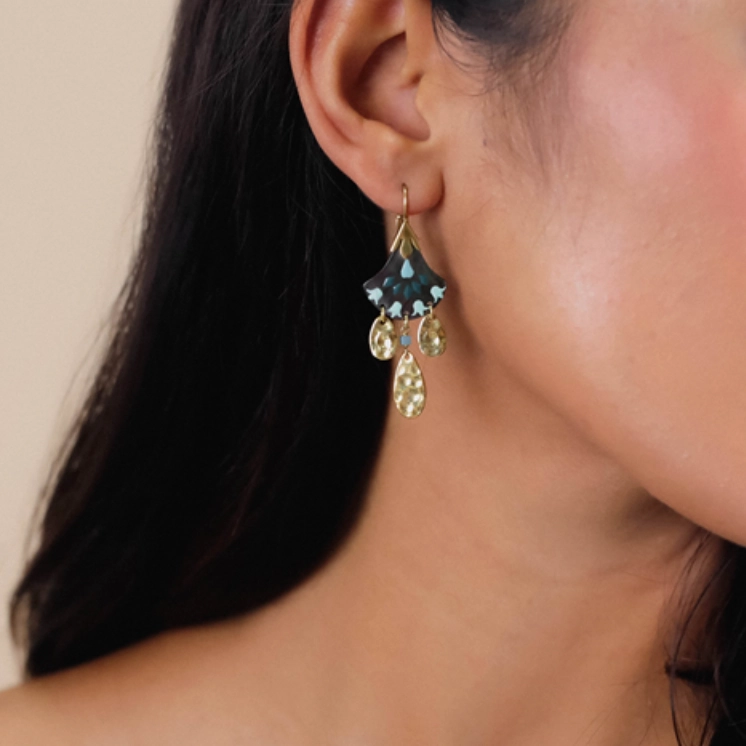TALULAH french hooks with dangles Earring