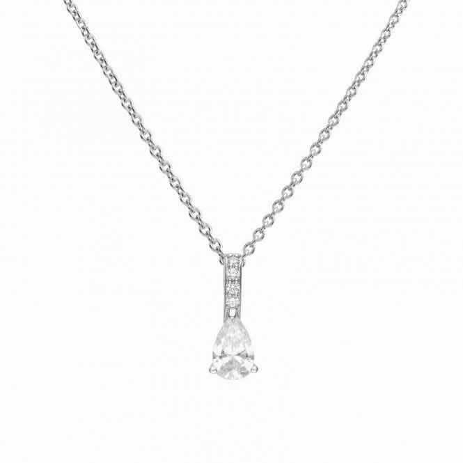 Teardrop With Pave Bale Pendant P5023