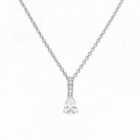Teardrop With Pave Bale Pendant P5023
