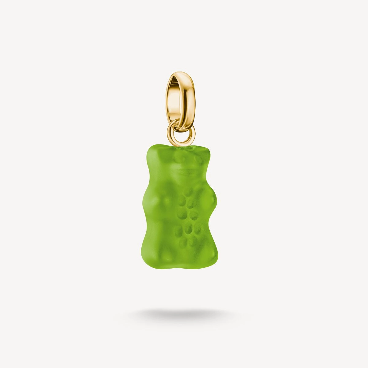 Thomas Sabo 18ct Gold Plated Green Haribo Bear Connect Charm