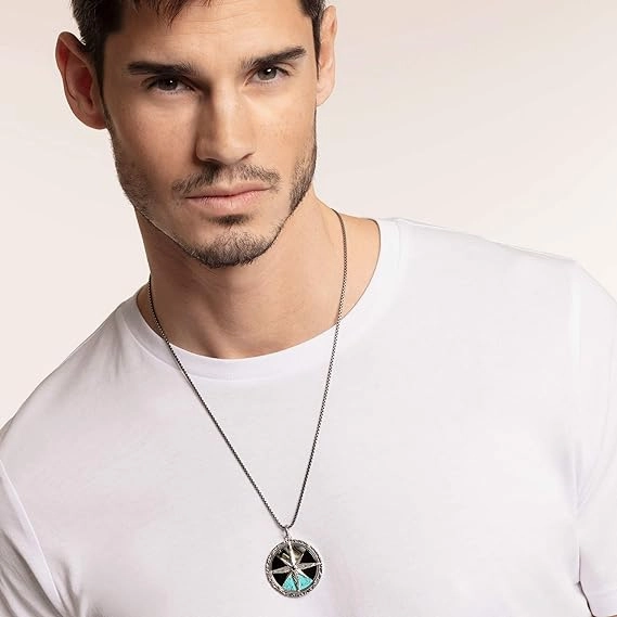 Thomas Sabo Arizona Large Turquoise Compass Pendant