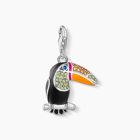 Thomas Sabo Charm Club Sterling Silver Colourful Toucan Charm