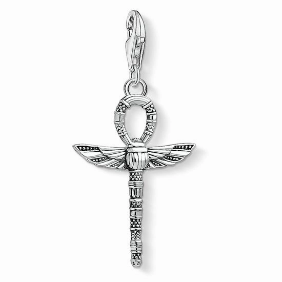 Thomas Sabo Charm Club Sterling Silver Cross Of Life Ankh Charm