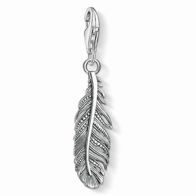 Thomas Sabo Charm Club Sterling Silver Ethnic Feather Charm